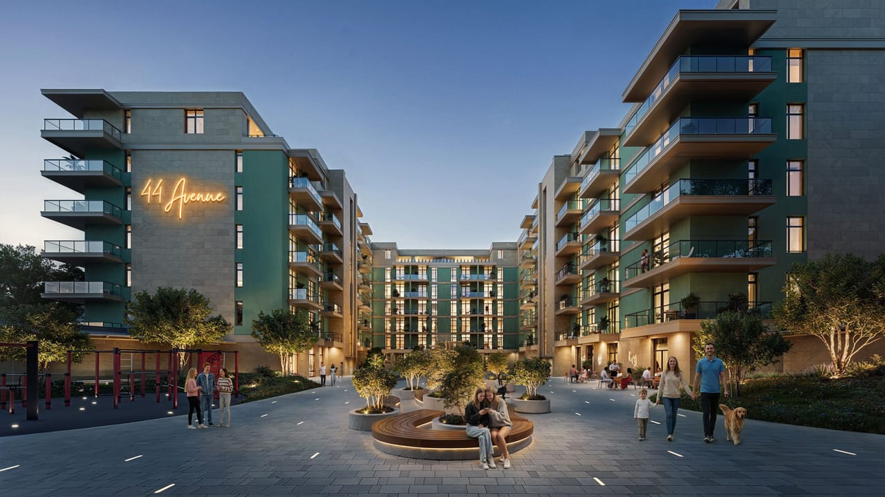 European residential complex